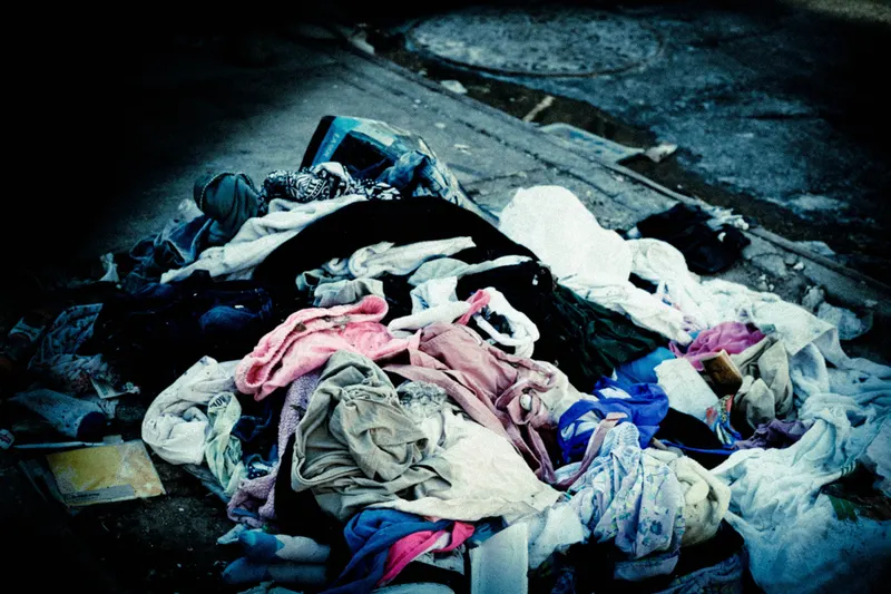 Discarded clothes, from Polyphony